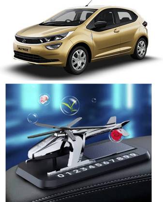 YUNEIK Premium Car Air Freshner Diffuser Helicopter Number Car Solar _Y506