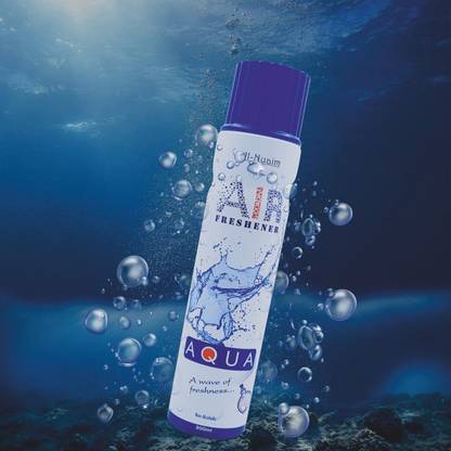 Al-Nuaim Aqua Spray Aqua |Alcohol Free |Room Air Freshener |A Wave of Freshness