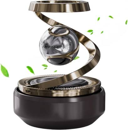 Dwiza Enterprise Assorted Fragrance Refill, Diffuser, Automatic Spray, Aroma Oil Solar Powered Rotating DUAL colour Perfume Car Air Freshener Diffuser