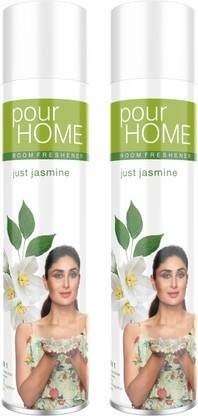 POUR HOME Room Freshener Just Jasmine 270 Ml (Pack of 2) Spray Room Freshener Just Jasmine
