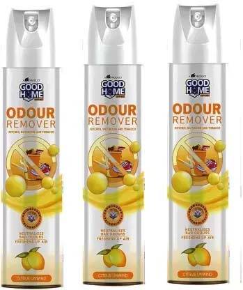 Good Home Odour Remover Citrus Remove Bad Odour Fresh Up Air-pack Of-3 Spray Odour Remover Citrus Remove Bad Odour Fresh Up Air-pack Of-3 Spray
