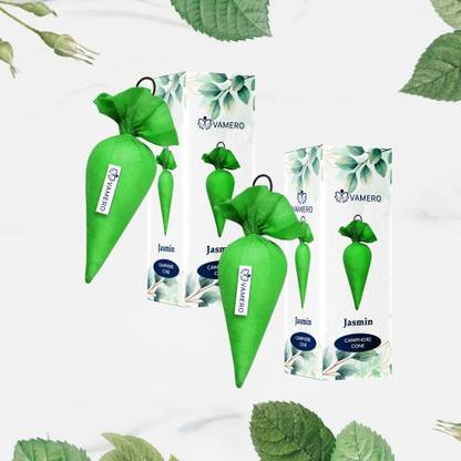VAMERO Camphor cone Air Freshener Potpourri Original Jasmin fragrance Pack of 2