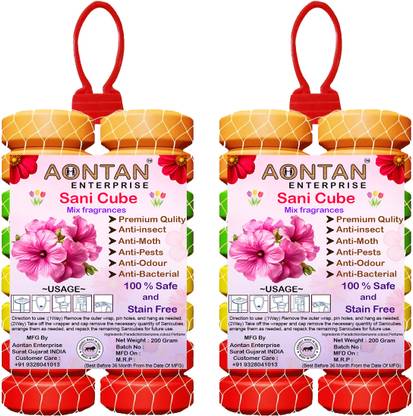 AONTAN ENTERPRISE Toilet air freshener, Rose, Lavender, Mogra, Sandal, Jasmin, Strawberry, toilet freshener Car Freshener Blocks Urinal Cubes Sani Cube Air Freshener room Air Freshener For Toilets bathroom