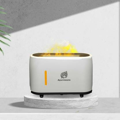 Ayurmeans AD Fire Flame Ultrasonic Diffuser Diffuser Set AD Flame-White Diffuser