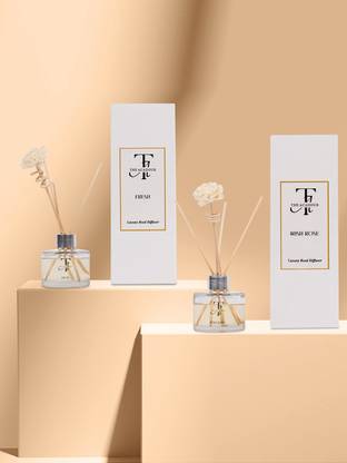 THE ACADOUR Fresh and Irish Rose Reed Diffuser Set of 2 Reed Diffusers Fresh and Irish Rose 100ml each