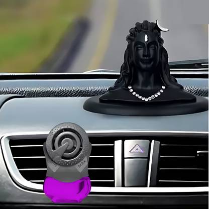 Budwill ® Vanilla Organic Car Fragrance with 3 Refills Strong Fiber AC Clip Vent Car Freshener Diffuser JX-008 AC Clip Fragrance
