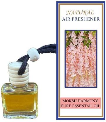 WINKCART Luxury Essential Oil Car Perfume Hanging Diffuser for Car Interior Natural scent Diffuser Set, Refill Air Freshener Car Reed Diffuser Pendant 10ml