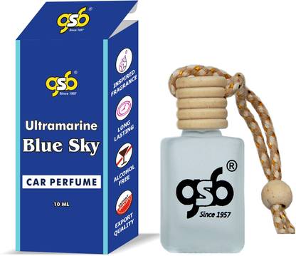 GANDHI SUGANDH BHANDAR Ultramarine Hanging Air Freshener Inspired From Vigenchy Ultramarine Car Freshener Diffuser blueskycar