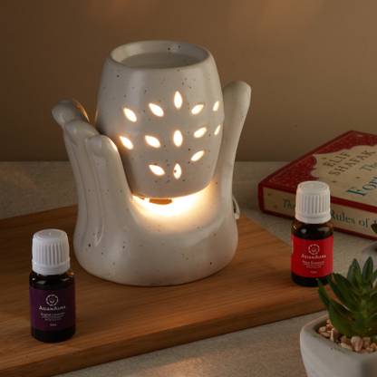 Asian Aura Electric Diffuser for Home Fragrance, Aromatherapy & Home Decor, Hand Diffuser Set Ceramic Electric Aroma Diffuser