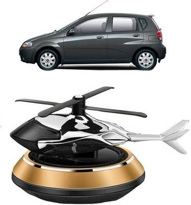 Ascension Car Solar Air Freshner Automatic Rotating Diffuser AN-Gold-Helicopter-A80