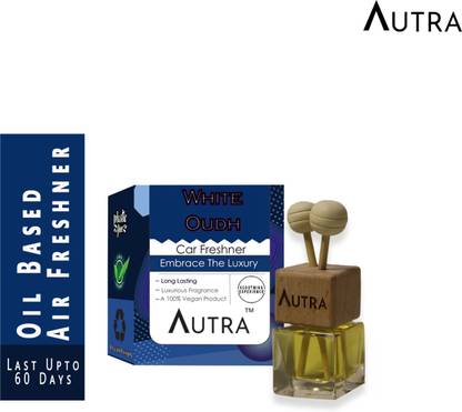 AUTRA White Oudh Car Freshener Diffuser Soothing Car Freshner