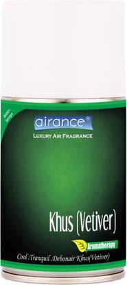 Airance Khus (Vetiver) Spray, Automatic Spray, Refill Room Freshner Refill