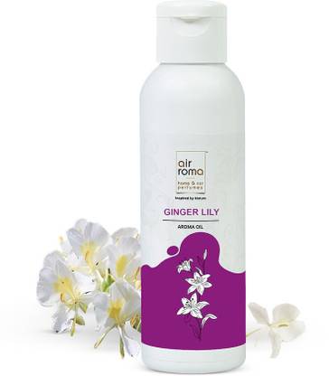 Airroma Ginger Lily Pure, Natural and Undiluted Aroma Diffuser Oil Aroma Oil Home Fragrance, Aromatherapy, Helps in Concentration & Meditation