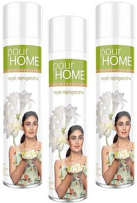 POUR HOME ROYAL RAJNIGANDHA ROOM FRESHENER SPRAY Spray ROYAL RAJNIGANDHA ROOM FRESHENER SPRAY 270MLX3