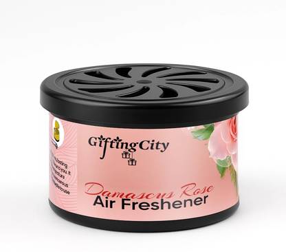 Enew Damascus Rose Diffuser Set Refresh Drive Car Gel Air Freshener - Damascus Rose - 1 Pack