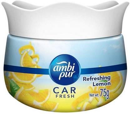 Ambipur REFRESHING LEMON Car Freshener Spray CAR FRESH REFRESHING LEMON 75GM PACK OF 1