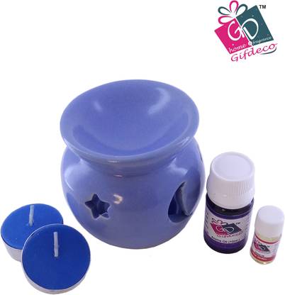 GIFDECO LAVENDER BLOSSOM 10 ML, ROSE GARDEN 3 ML Diffuser Set, Diffuser, Aroma Oil, Potpourri, Spray, Cone CB-CT-12