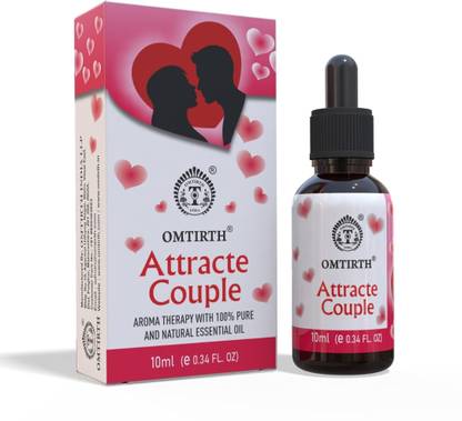 Omtirth Attracte couple Oil | Aroma Therapy with pure and Natural Aroma Oil, Diffuser, Refill Attracte couple Diffuser Oil | Aroma Therapy with 100% pure and Natural Essential Oil | Aroma Oil (10 ml)