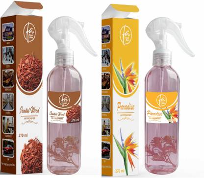 Fresh Aura Sandal Wood, Paradise Spray Sandal Wood and Paradise