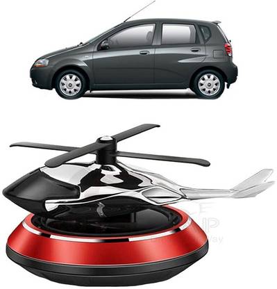 Ascension Car Solar Air Freshner Automatic Rotating Diffuser AN-Red-Helicopter-A80