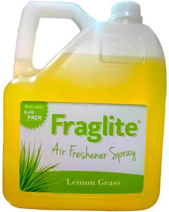 Fraglite Lemon Grass Refill Long Lasting Room Freshener Liquid Refill Pack For Bedroom, Home & Office Use
