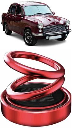 Purpleheart Aroma Car Perfume Car Freshener Diffuser Solar Auto Rotating Ring P-143