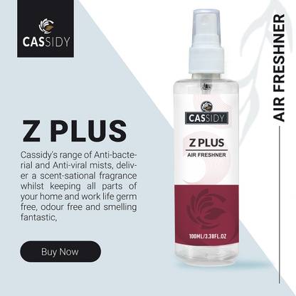 Cassidy Black Code & Z-Plus Spray Black Code And Z-Plus Air Freshner Combo Pack Of 2