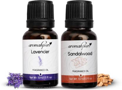 Aromahpure Fragrance oil best for Aromatherapy & Stress healing | Lavender + Sandalwood| Aroma Oil Fragracne Oil | Lavender +Sandalwood|