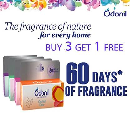 Odonil Buy Three Get One Free(100Gm Each) Blocks Buy Three Get One Free(100Gm Each)