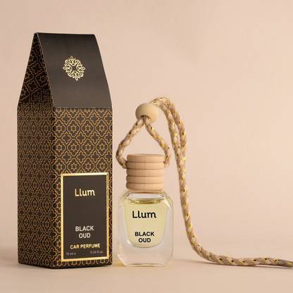 Llum Black Oud Hanging Car Air Freshener Luxury, Organic Toxin-Free Diffuser Car Freshener Diffuser Black Oud Hanging Car Air Freshener Luxury, Organic Toxin-Free Long Lasting Car Freshener Diffuser (10 ml)