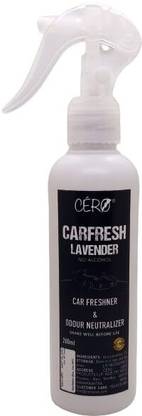 CERO Vanilla Car Freshener Spray LAVANDER Car Air Freshener made Organically and Odor Eliminator