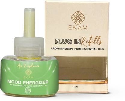 Ekam Aromatherapy Mood Energizer Air Freshener Plug-In Refill Oil Refill Aromatherapy Plug-In Refill Oil| Mood Energizer| Aromatherapy