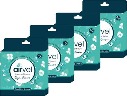 Airvel Jasmine Diffuser Fresh Subtle Jasmine Fragrance Block for Rooms Cars Closets