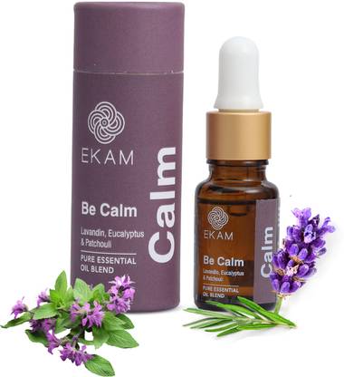 Ekam Be Calm Pure Diffuser Wellness Essential Oil Blend Aroma Oil, Refill Be Calm Pure Diffuser Wellness Oil Blend, 10 ml | Aromatherapy Series | Ideal for Personal Wellness, Gifting & Aromatherapy
