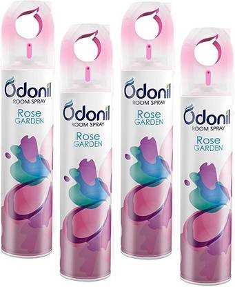 Odonil Spray (Pack of 4) Rose Garden -220ml each Spray Spray