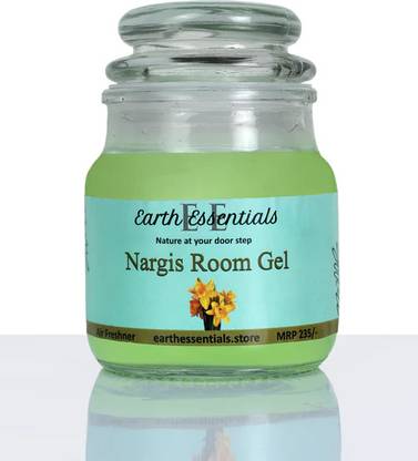 Earth Essentials Nargis Potpourri Adjustable Bathroom, Living Room, Bedroom, Hall Freshener Nargis Room Gel Natural Elements