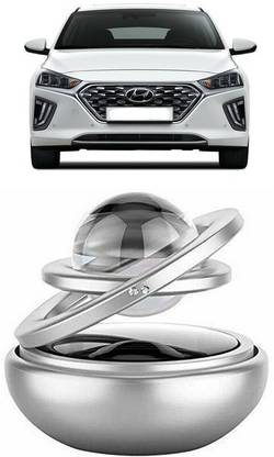 Genipap Car Solar Air Freshner Automatic 360° Rotating Diffuser GN-SILVER-DIAMOND-188