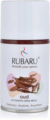 RUBARU Oud Automatic Spray, Refill, Spray, Diffuser Oud Air Freshener Rubaru for Automatic Dispenser machine Refill-300 ml