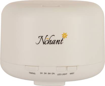 Nchant Ultrasonic Aromatherapy Essential Oil Diffuser -500ML With 7 Changing Colors Diffuser Ultrasonic Aromatherapy Essential Oil Diffuser -500ML With 7 Changing Colors