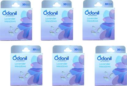 Odonil Lavender Meadows Air Freshener Blocks Lavender Meadows Air Freshener - for Long Lasting Fragrance (6pc) 48g Each