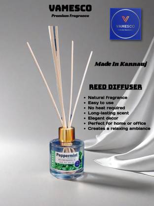 Vamesco Pepermint Diffuser Set Reed-Pepermint