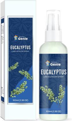 HomeGenie Eucalyptus Spray Eucalyptus Linen And Room Spray Air Freshener | Long Lasting Aromatic Scent | Made With Essential Oils