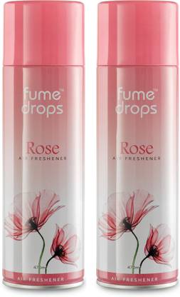 fume drops ROSE Spray ROSE ROOM FRESHENER SPRAY PACK OF 2