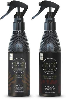 Airroma Musk Essence & English Gardenia Long-Lasting Fragrance Spray Premium Air Freshener