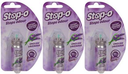Stop-O English Lavender Spray - Pack of 3 Spray Refill for Spray English