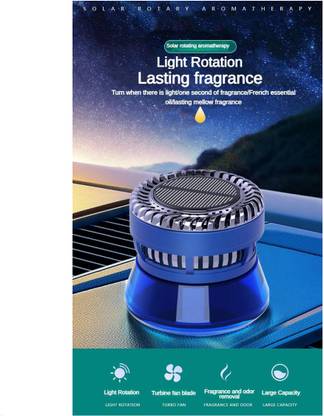 Genipap Car Air Freshner Diffuser GEMACAR_SOLAR ROTATING AROMA THERAPY_G80