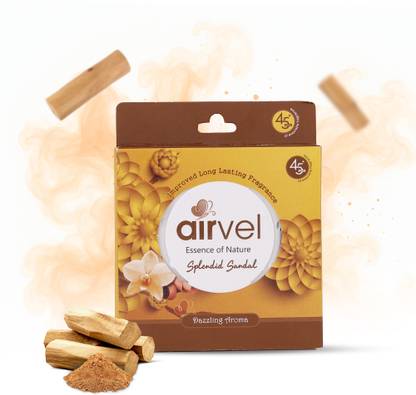 Airvel Sandalwood Blocks Soothing Sandal Fragrance Block For Rooms Cars Closets Lasts