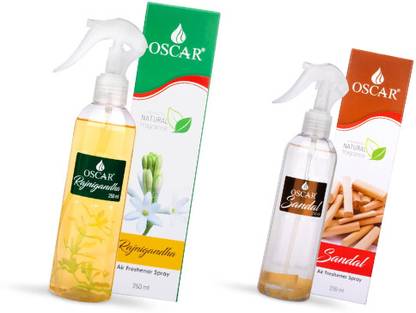 OSCAR SANDAL, RAJNIGANDHA Car Freshener Spray AIR FRESHNER