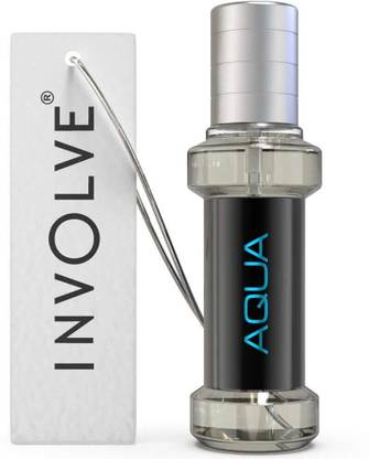 Involve your senses Elements Aqua Spray Car Air Perfume | Car Freshener Spray | Fine Fragrance Car Scent Air Freshener - IELE01 | Car accessories interior | Long lasting fragrance | Car perfume