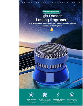 Genipap Car Air Freshner Diffuser GEMACAR_SOLAR ROTATING AROMA THERAPY_G1775
